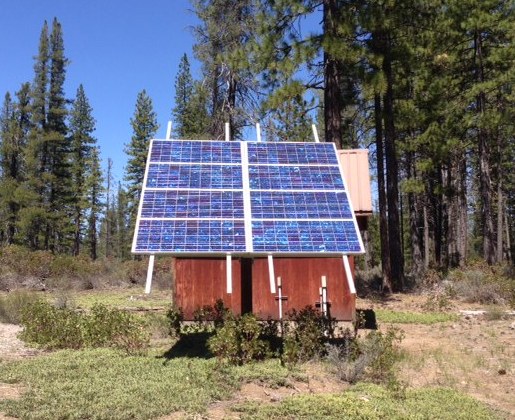 Solar powered Shed